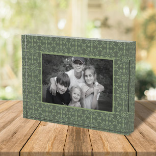 Elegantes Holiday-individuelles Muster Fotoblock