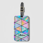 Elegantes holografisches farbiges Skizzenbuch Gepäckanhänger (Vorderseite Vertikal)