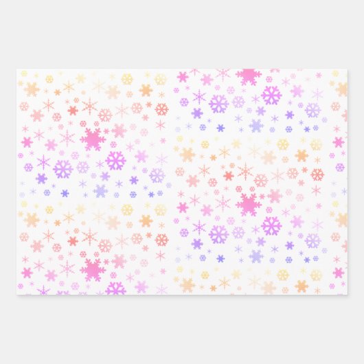 Elegantes holografisches Weihnachtsgeschenk-Muster Geschenkpapier Set (Vorderseite 3)