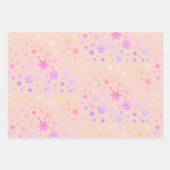 Elegantes holografisches Weihnachtsgeschenk-Muster Geschenkpapier Set (Vorderseite 2)