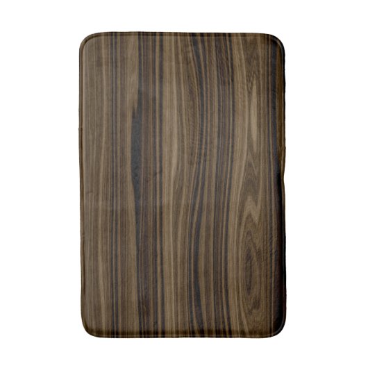 Elegantes Holz 2 Badematte (Vorderseite Vertikal)