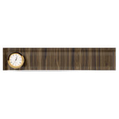 Elegantes Holz 2 Namensplakette (Vorderseite)