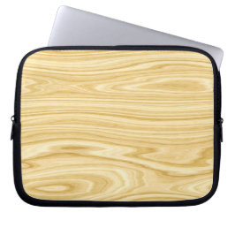 Elegantes Holz 3 Laptopschutzhülle