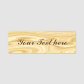 Elegantes Holz 3 Namensschild (Vorderseite)