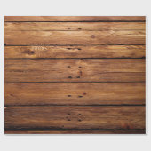 Elegantes hölzernes Packpapier (Flach)