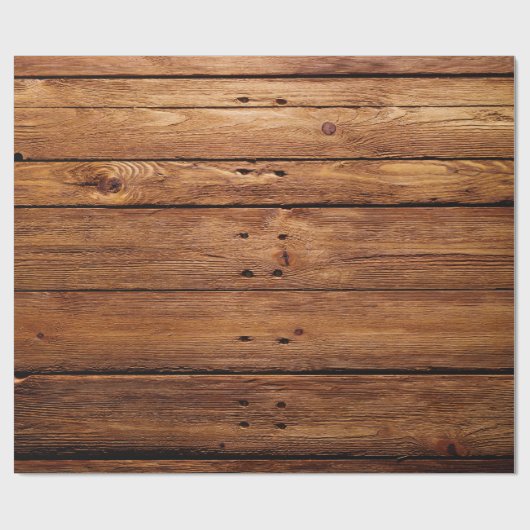 Elegantes hölzernes Packpapier (Flach)