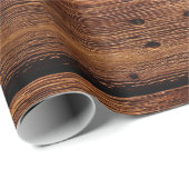 Elegantes hölzernes Packpapier (Rolleneckpunkt)