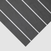 Elegantes Holzkohlemuster Grau-Weiß Pinstripe Must Seidenpapier (Detail)