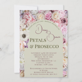 Elegantes Honey Floral Arch Summer Brautparty Einladung