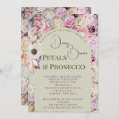 Elegantes Honey Floral Arch Summer Brautparty Einladung (Vorne/Hinten)