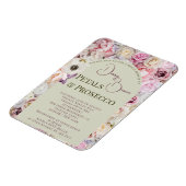 Elegantes Honey Floral Arch Summer Brautparty Magnet (Linke Seite)