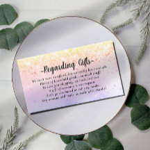 Elegantes Honeymoon Fund Brautparty oder Hochzeits