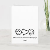 Elegantes Horoskop alles- Gute zum Karte (Rückseite)