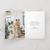 Elegantes Hot Chocolate Foto Frohe Weihnachten (Innen Abgelegt)