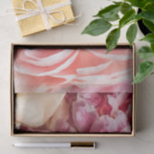 Elegantes Hot Pink & Cream Peonies Tissue Seidenpapier (Geschenk)