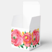 Elegantes Hot Pink und Gelb Geschenkschachtel (Geöffnet)