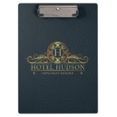 Elegantes Hotel Business Klemmbrett (Vorderseite)