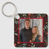 Elegantes Hübsches Foto Schlüsselanhänger (Vorderseite)