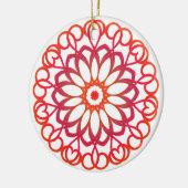 Elegantes, Hübsches Niedliches  Mandala Keramik Ornament (Links)