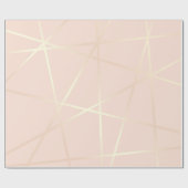 Elegantes hübsches Rosengold u. erröten rosa Geschenkpapier (Flach)