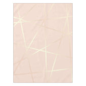 Elegantes hübsches Rosengold u. erröten rosa Tischdecke (Vorderseite)