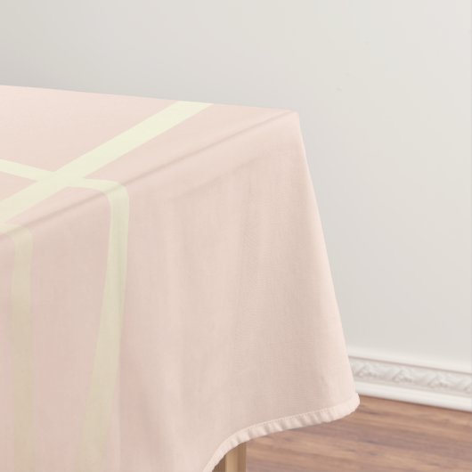 Elegantes hübsches Rosengold u. erröten rosa Tischdecke (Beispiel)