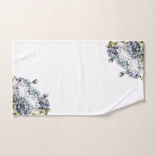 Elegantes Hydrangeas-Badezimmer-Tuch-Set Badhandtuch Set (Handtuch)