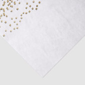 Elegantes Imitat-Goldconfetti-Muster Seidenpapier (Ausschnitt)