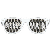 Elegantes Imitat Goldfass Hochzeit Bridesmaid Partybrille (Vorderseite)