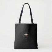 elegantes IMITAT Goldfolie-Logo Tasche (Vorderseite)