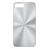 Elegantes Imitat-metallisches glänzendes Silber Case-Mate iPhone Hülle (Rückseite)