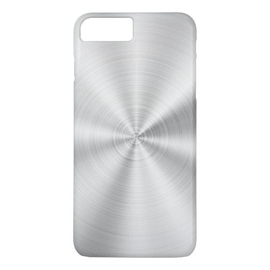Elegantes Imitat-metallisches glänzendes Silber Case-Mate iPhone Hülle (Rückseite)
