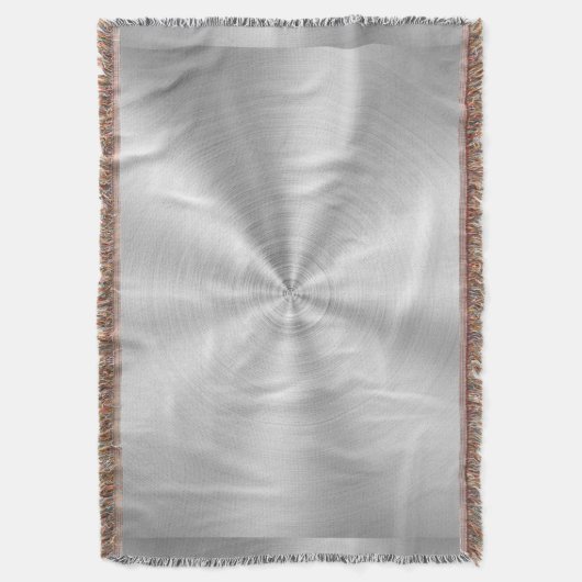 Elegantes Imitat-metallisches glänzendes Silber Decke (Vorderseite Vertikal)