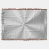 Elegantes Imitat-metallisches glänzendes Silber Decke (Vorderseite)