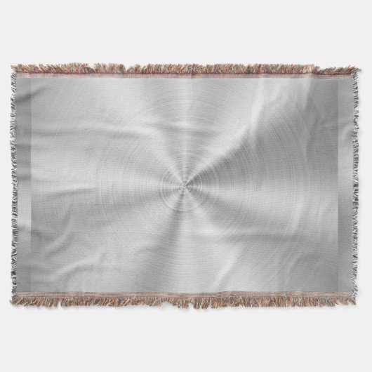 Elegantes Imitat-metallisches glänzendes Silber Decke (Vorderseite)