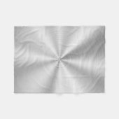 Elegantes Imitat-metallisches glänzendes Silber Fleecedecke (Vorderseite (Horizontal))