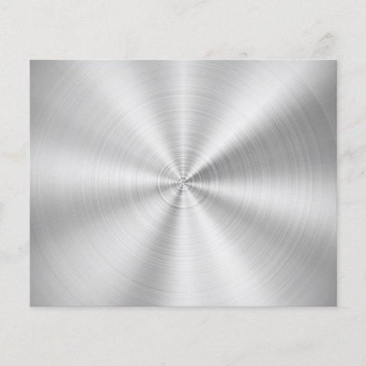 Elegantes Imitat-metallisches glänzendes Silber Flyer (Vorne)