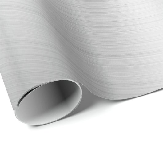 Elegantes Imitat-metallisches glänzendes Silber Geschenkpapier (Rolleneckpunkt)