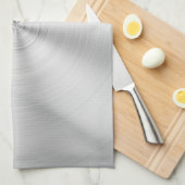 Elegantes Imitat-metallisches glänzendes Silber Geschirrtuch (Viertel Falte)