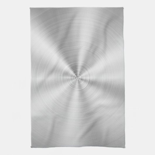 Elegantes Imitat-metallisches glänzendes Silber Geschirrtuch (Vertikal)