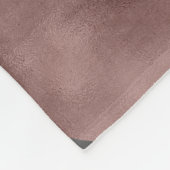elegantes Imitat-Rosengold erröten rosa schwarze Fleecedecke (Ecke)