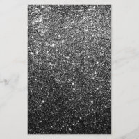 Elegantes Imitat-schwarzer Glitzer