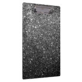 Elegantes Imitat-schwarzer Glitzer Klemmbrett (Rechts)