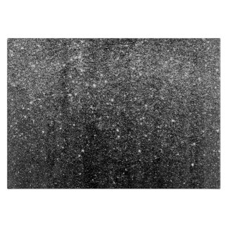 Elegantes Imitat-schwarzer Glitzer Schneidebrett