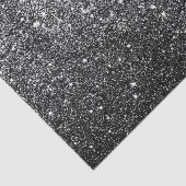 Elegantes Imitat-schwarzer Glitzer Seidenpapier (Ausschnitt)
