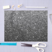 Elegantes Imitat-schwarzer Glitzer Seidenpapier (Handwerk)