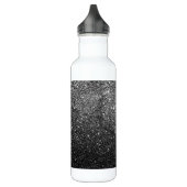 Elegantes Imitat-schwarzer Glitzer Trinkflasche (Links)