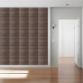 Elegantes Imitat Wood | Dark Brown Wood Grain Fliese