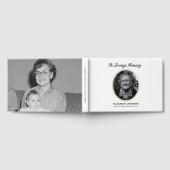 Elegantes In-Loving-Memory-Foto Gästebuch (Voll)