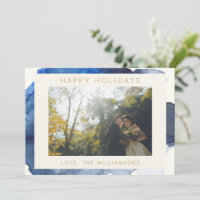 Elegantes Indigo Abstraktes Foto